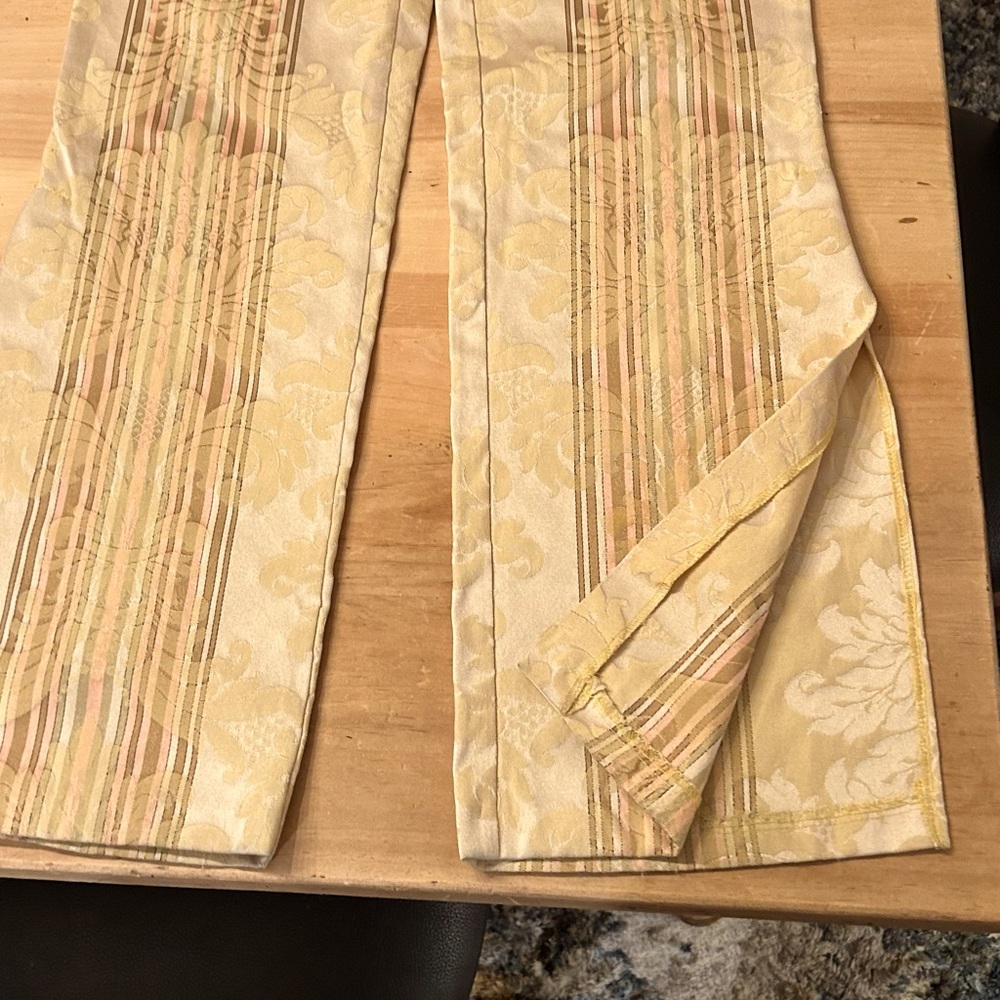 Women’s dress pants with floral & striped pattern, size 10, Patricia Kyle/LA - Picture 3 of 13